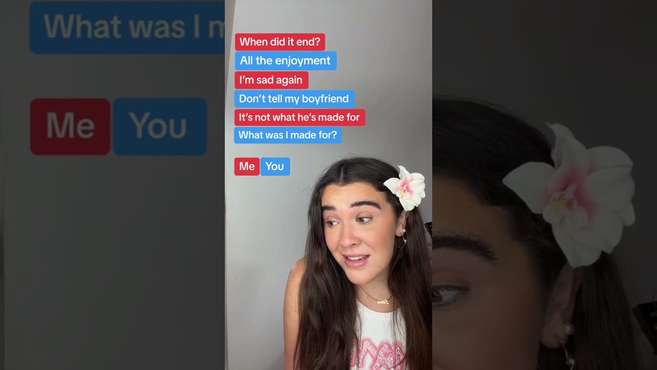 What Was I Made For? Billie Eilish Barbie Movie Singing Duet #shorts