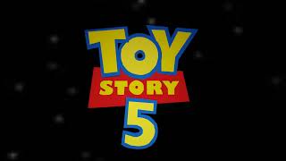 Toy Story 5 Title Card but in Toy Story 2 Title Card Style