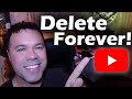 How To Delete YouTube Video Permanently (desktop &amp; mobile)