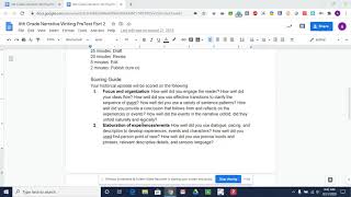 8th Grade Writing Test Part 2 Tutorial