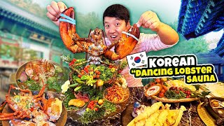 Korean “Dancing Lobster” SAUNA & Jumbo LOBSTER RAMEN in Seoul South Korea