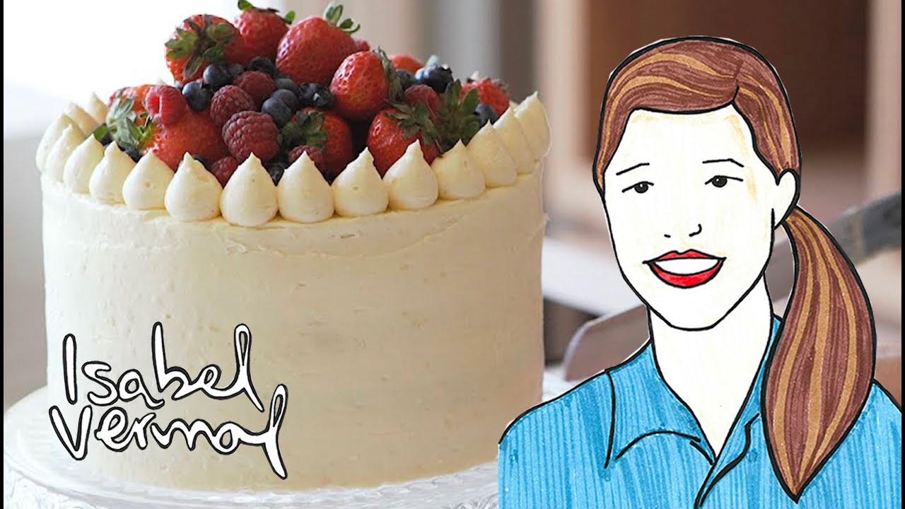 Torta de limón y frutos rojos