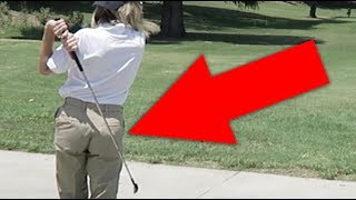EMBARRASSING MYSELF ON A GOLF COURSE // Grace Helbig
