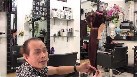 Hướng dẫn cắt tóc nữ cơ bản ngày đầu tiên cầm kéo