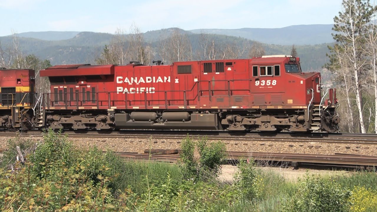 Skeena Pacific #2401 CPKC Container Train East Mile 87.3 Shuswap Sub ...