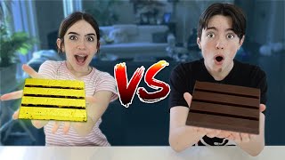 Eating a $10,000 GOLD Kit Kat! (Gold vs Real Food)