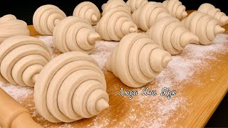 картинка: 🥐Лёгкое тесто для слоёных булочек без мороки и с идеальными слоями. Универсальное тесто для выпечки