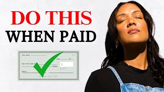 Do THIS When You Get Paid by a Customer