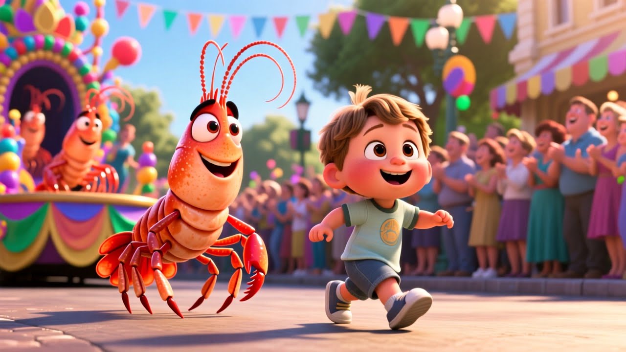 Shrimp Parade Baby 🦐🎉 | Learn Sea Animals & Fun Preschool Adventure for Kids | Educational Video