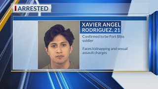Wanted man for kidnapping, sexual assault confirmed to be Fort Bliss soldier