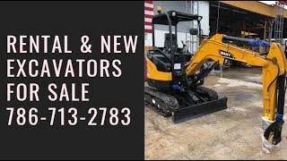 New Mini Excavators For Sale | Call (786) 713-2783 | New 2018 SanySY26U Mini-Excavator For Sale
