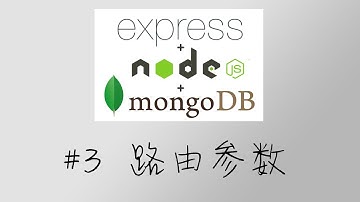 Node.js + Express + MongoDB 基础篇 #3 路由参数
