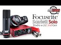 Комплекты для записи FOCUSRITE Scarlett Solo Studio 3 rd gen и FOCUSRITE SCARLETT 2I2 Studio 3rd Gen