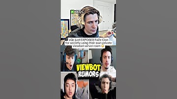 xQc just EXPOSED FaZe Clan for secretly using private viewbot server rooms 😳 #kick #clips #xqc