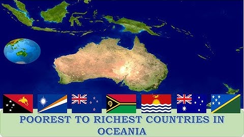 POOREST TO RICHEST COUNTRY IN OCEANIA | 2022 DATA | STATSPH VIDEOS