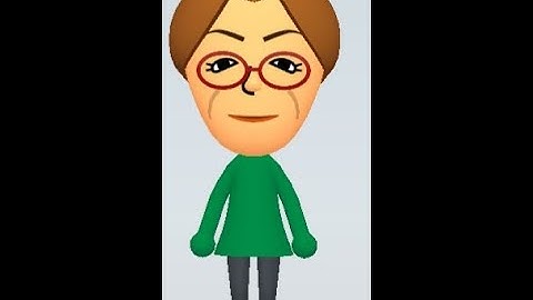 Nintendo CPU Wii/Switch Mii Character: Yoshi Mii