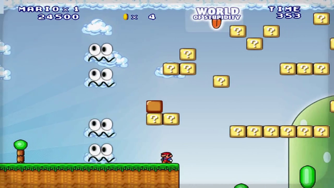 Mario Forever 6.0 - World Of Stupidity Walkthrough [HD]