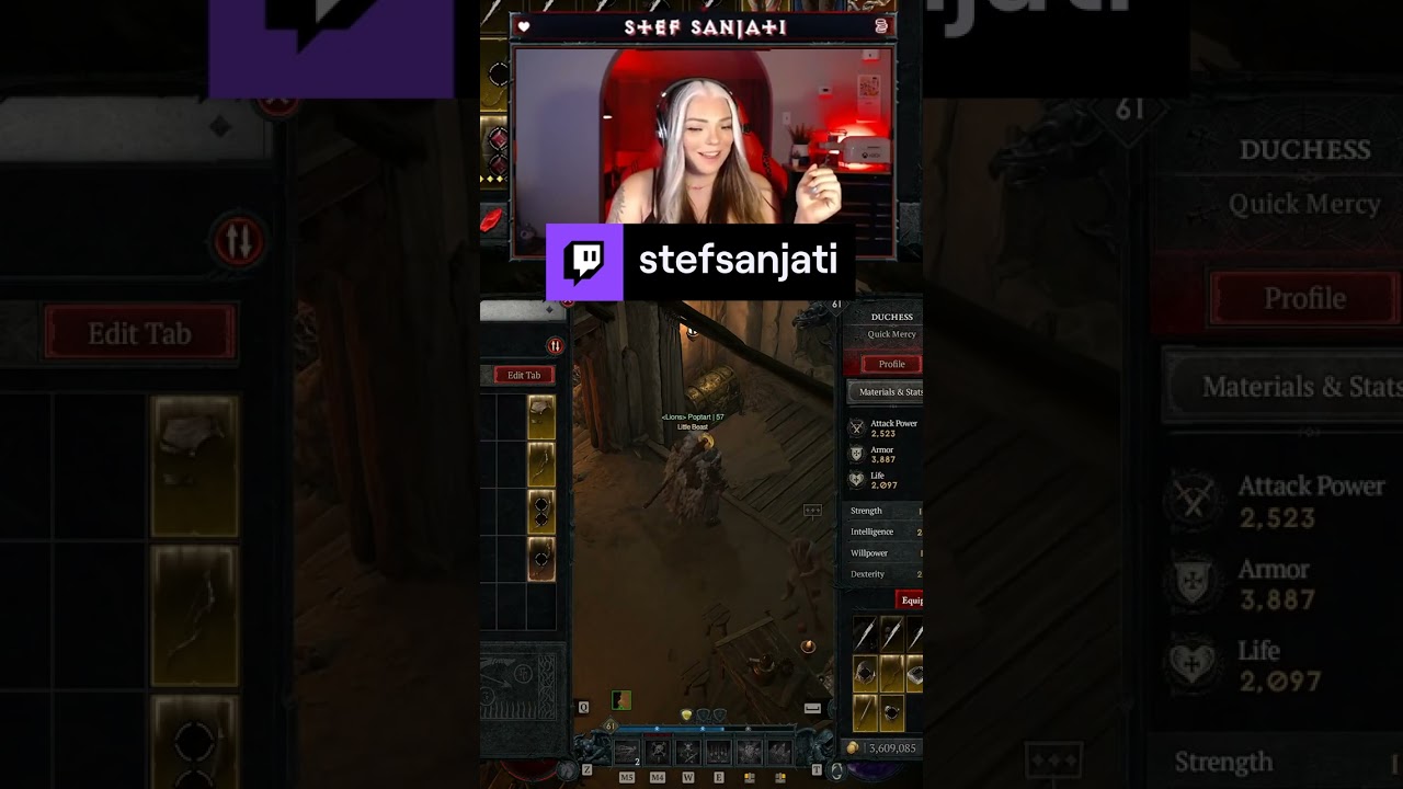 Throwing things at my partner on stream... | stefsanjati on 