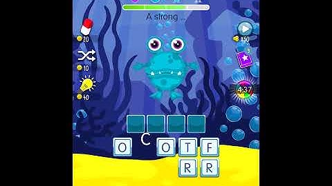 Word Monsters Level 189 Answers Solved Walkthrough Solution