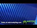 Blue 3d carbon fiber vinyl film metrorestylingcom