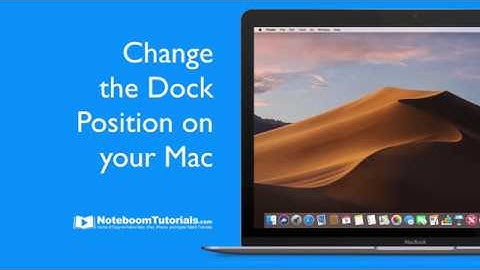 Change the Dock Position on your Mac