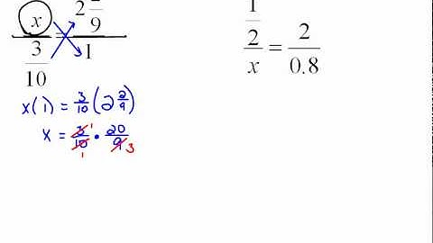 Examples of Solving Proportion part 3  5.4