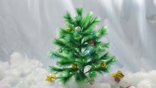 DIY Christmas Tree Ribbon|| How To Make Christmas Tress From Ribbon | Qq. Handmade