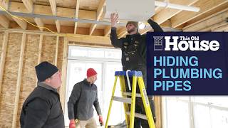 Using A Coffered Ceiling To Hide Plumbing  This Old House