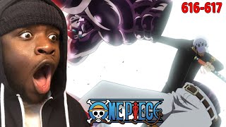 LAW IS OFFICALLY THE NEW MIHAWK!!!!! | One Piece Episodes 616-617 REACTION!!!!