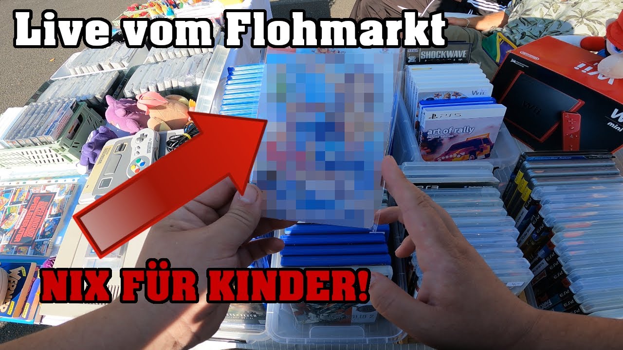 Dieses Spiel ist sehr speziell🤣 // Live vom Flohmarkt