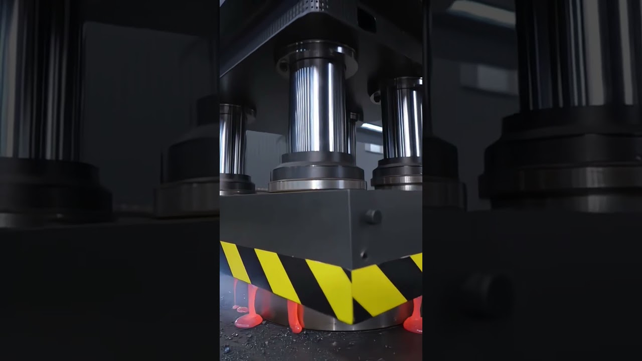 Superheated Metal vs Hydraulic Press 