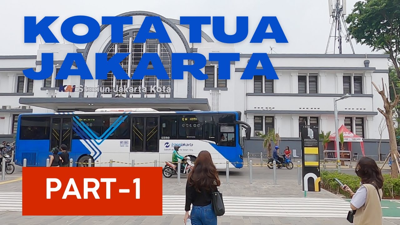 Suasana Kota Tua Jakarta | Part-1 | Scooter Riding | Walking | Keliling Kota | Driving Around
