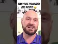 TYSON FURY RETIREMENT LIE COUNTER 😂😂 #trending #boxing #sports #tysonfury #retirement