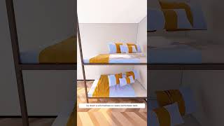 Small bedroom design for 4 kids! screenshot 5