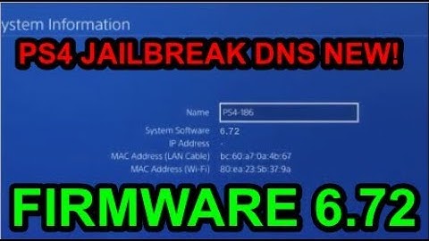 NEW JAILBREAK ON 6.72 FIRMWARE! - PS4 JAILBREAK DNS METHOD (EASY!)