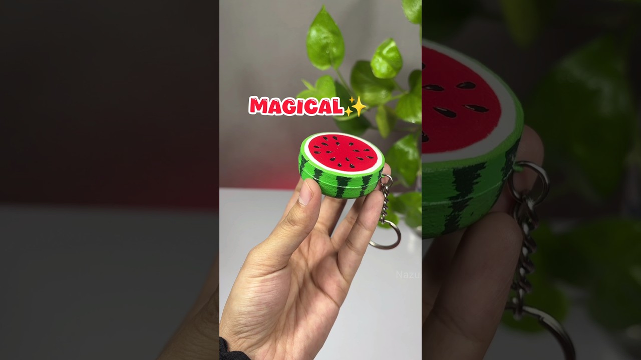 Magical Watermelon 🍉Keychain #shorts #diy