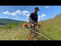 Mowing grass for the first time with Stihl Fs 70 CE. (Motocoasa Stihl Fs 70 CE prima utilizare.)