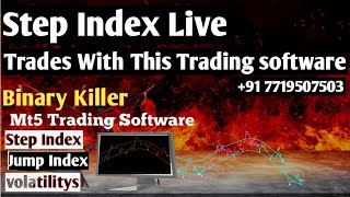 Live Trade Entry Triggered at the Step index Using Binary Killer Dash King Forex MT5 System