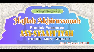 Haflah Akhirussanah Pondok Pesantren Asy-Syaafiiyah Kesemen - Ngoro - Mojokerto