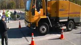 sweeper truck @ the baltimore county equipment rodeo