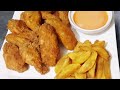 اجنحة دجاج الكنتاكي مع اسرار نجاحها | meriem cuisine dz