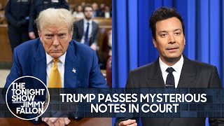 Trump Passes Mysterious Notes in Court, Marjorie Taylor Greene Forcing Speaker Ouster Attempt