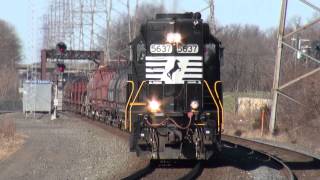 Conrail MA-80 With Solo EMD Heading Towards the Defect Detected NS 212-06 At Bound Brook