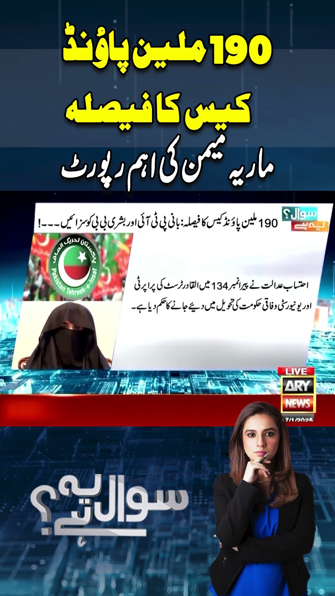Imran Khan, Bushra Bibi Convicted In £190m Al-Qadir Trust case | Maria Memon's Detail Analysis