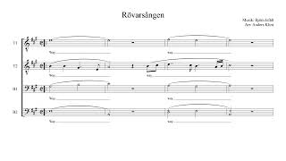 Rövarsången - Tenor 1