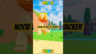 Noob vs Pro vs Hacker #roblox #brainrot #robloxshorts