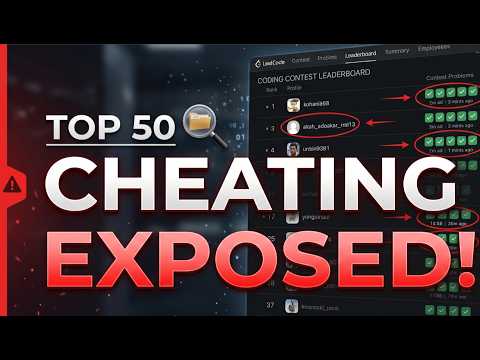 I Exposed LeetCode's Top 50 Cheaters... The Audacity Is Unreal