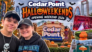 CEDAR POINT'S HALLOWEEKENDS 2026 OPENING WEEKEND | FOOD, SHOWS, MERCH, AND RAIN!