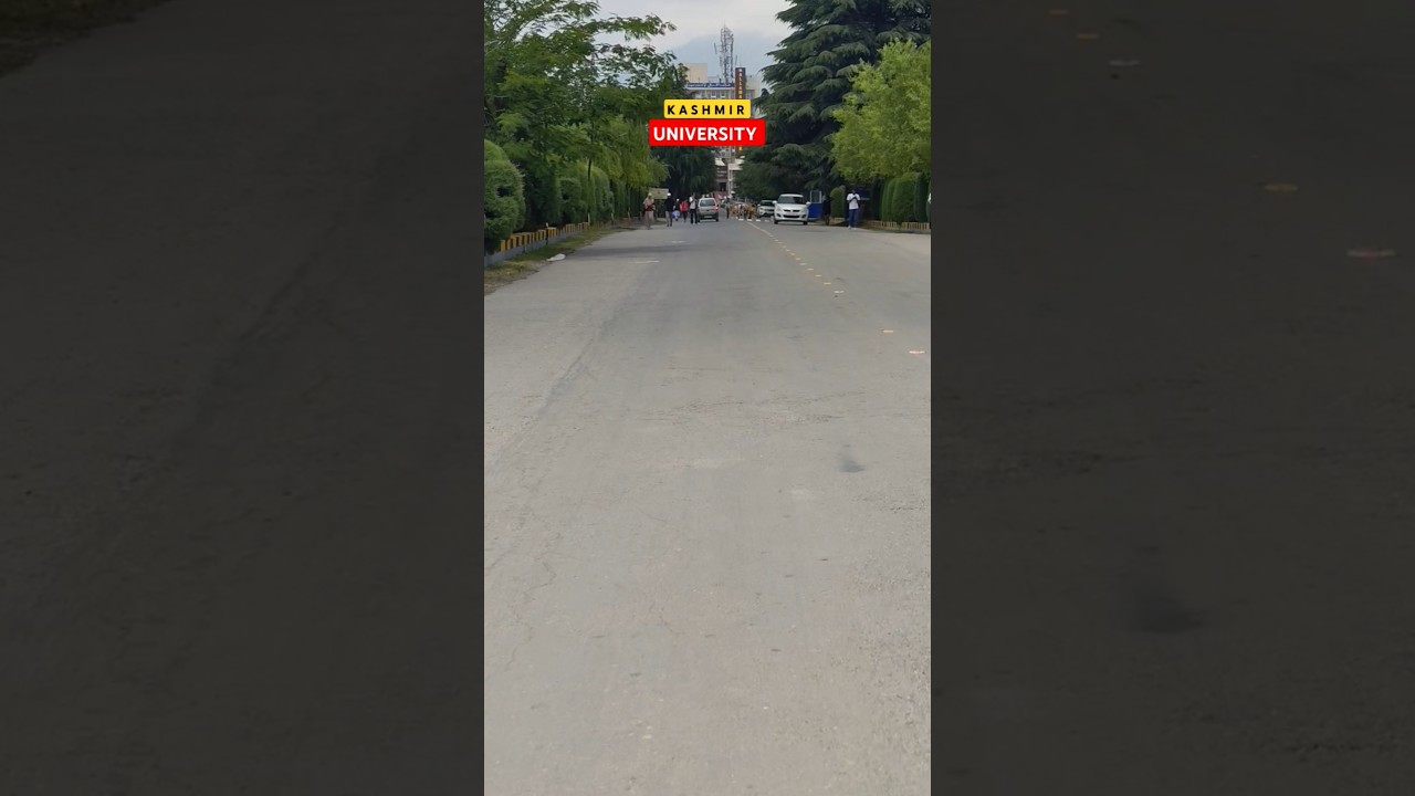 UNIVERSITY OF KASHMIR BEAUTIFUL View OF IQBAL LABURORY 