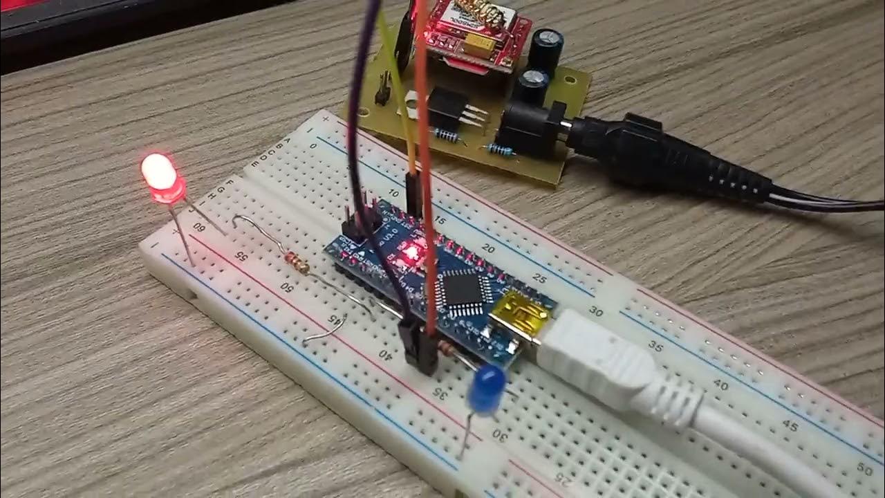 MQTT SIM800 Arduino Android Control Concept Test - YouTube